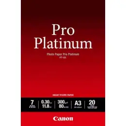 Papier Canon 2768B017 PT-101 A3, 300g, Hochglanz, Pack 20 Blatt