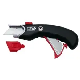 Cutter Wedo 78815 78 815 Safety-Cutter Premium 19mm, schwarz/rot