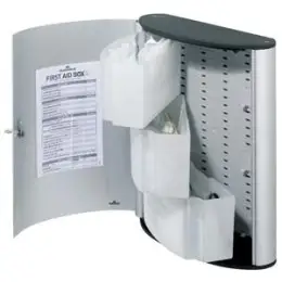 Verbandschrank Durable 1974-23 197423 First Aid Kit L silber inkl. Set 1975 400x302x118mm