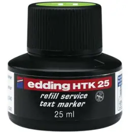 Textmarker-Nachfülltusche Edding HTK25 4-HTK25011 hellgrün, für edding 24, 340, 345, Flasche 25ml