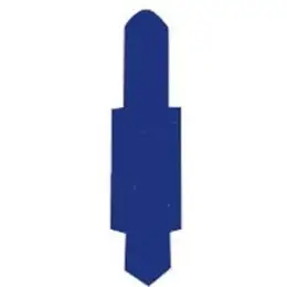 Stecksignale Elba 100552019 80519DB 15 x 55 mm PVC dunkelblau, Pack 100 Stk
