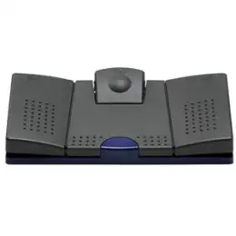 Fußschalter Grundig GZT5400 Digta Foot Control 540 USB dunkelgrau, mit USB-Stecker