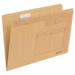 Einstellmappe Leitz 2444-00-11 24440011 mit Reiter 2,5cm chamois, Pack 50 Stk