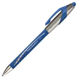 Kugelschreiber Paper Mate S0767610 FlexGrip Elite 1.4 0,8mm, Wechselmine, Druckmechanik, dokumentenecht, blau