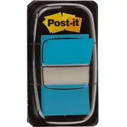 Haftstreifen Post-it 680-23 Index 25,4 x 43,2 mm, türkis, Spender 50 Stk