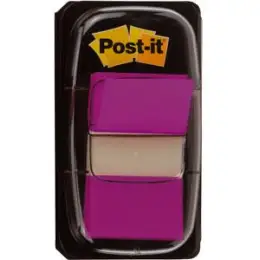 Haftstreifen Post-it 680-8 Index 25,4 x 43,2 mm, lila, Spender 50 Stk