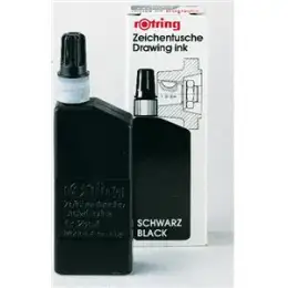 Zeichentusche Rotring S0194660 schwarz, 23ml