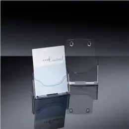 Tisch-Prospekthalter Sigel LH112 1Fach A5 Tischmodell und Wandmontage glasklar Acryl