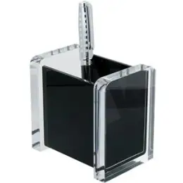 Stifteköcher Wedo 604001 60 4001 acryl exklusiv Acryl, schwarz