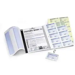 Besucherbuch-Nachfüllsatz Durable 1464-65 146465 Refill Visitor Book 100 Nachfüllsatz Englisch, mit Schildern für 1463