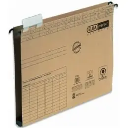 Hängesammler Elba 100552068 85452 vertic Ultimate A4, Karton 240g, naturbraun, 20mm-Kunststoffboden