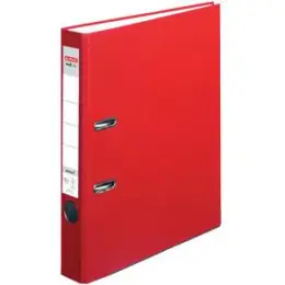 Ordner Herlitz 300007116 05450309 maX.file protect A4, 50mm, Pappe/PP-Folie, Wechselfenster, rot