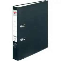 Ordner Herlitz 300007120 05450804 maX.file protect A4, 50mm, Pappe/PP-Folie, Wechselfenster, schwarz