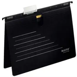 Hängehefter Leitz 1924-30-95 19243095 Alpha Active Karton 275g, kaufmännische Heftung, schwarz, Pack 5 x 5 Stk