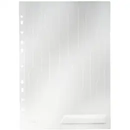 Prospekthüllen / Sichthüllen Leitz 4726-00-03 47260003 CombiFile A4, Kunststoff (PP), genarbt, mit Verschlusslasche, transluzent, farblos, Pack 5 Stk