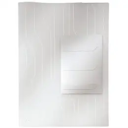 Organisationshüllen Leitz 4729-00-03 47290003 CombiFile, Extra Premium A4, Kunststoff (PP), 3 Fächer, genarbt, farblos-transluzent, Pack 6 x 3 Stk