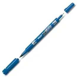 Filzschreiber Pilot SCA-TM-L-BG 4045703 Twin Marker Begreen, SCA-TM-BG mit 2 Spitzen, permanent, Schreibfarbe:blau