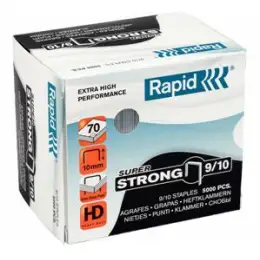 Heftklammern Rapid 24871200 Super Strong 9/10 galvanisiert 5M, Pack 5000 Stk