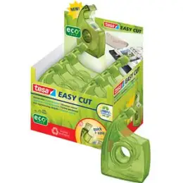 Klebefilm-Handabroller Tesa 57956-00000-00 Easy Cut ecoLogo 19mmx33m grün