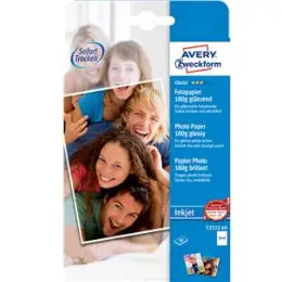 Fotopapier Avery Zweckform C2522-60 Classic 10x15cm 180g glänzend beschichtet, Pack 60 Blatt