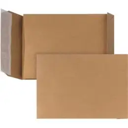 Faltentasche Posthorn 00014060 C5 (162 x 229 mm), Natronpapier 110g, ohne Fenster, Haftklebung, 30mm-Stehboden, braun, Pack 250 Stk