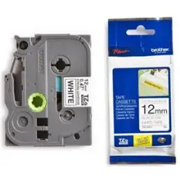 Schriftband-Kassette Brother TZe-231 schwarz auf weiß 12mm/8m laminiert