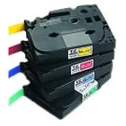 Schriftband-Kassette Brother TZe-731 schwarz auf grün 12mm/8m laminiert