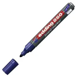 Whiteboardmarker Edding 250 4-250003 1,5-3mm, Rundspitze, blau