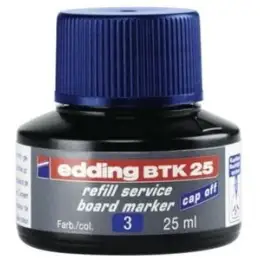 Whiteboardmarker-Nachfülltusche Edding BTK25 4-BTK25003 blau, für edding 250, 360, 361, 363, Flasche 25ml