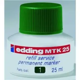 Permanentmarker-Nachfülltusche Edding MTK25 4-MTK25004 grün, für Edding 1/400/404/3000/3300, 25ml