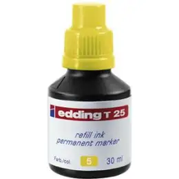 Permanentmarker-Nachfülltusche Edding T25 4-T25005 gelb, für permanente Edding Marker, Flasche 30ml