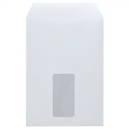 Versandtasche Soennecken 327213501 2944 C5 mit Fenster/selbstklebend weiß 90g, Pack 500 Stk