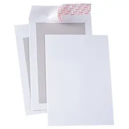 Versandtasche Soennecken 327214901 2916 C4 ohne Fenster/haftklebend weiß Papprückwand 120g, Pack 100 Stk