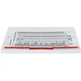 Bündelungsbügel Elba 100421094 83529RO tric Draht PE-ummantelt, Deckschiene, Füllvermögen: 80mm, rot, Pack 100 Stk