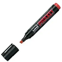 Universalmarker Uni-Ball uni-Prockey PM-126 159021 3-6mm, Keilspitze, rot