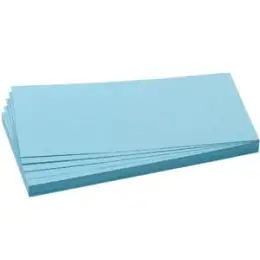 Moderationskarten Franken UMZ102018 UMZ 1020 18 Rechteck, 95 x 205 mm, blau, Pack 500 Stk