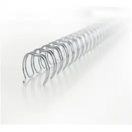 Drahtbinderücken GBC RG810897 Ø 12,0mm silber, Pack 100 Stk