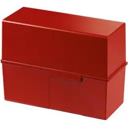 Karteibox HAN 975-17 A5-quer, rot