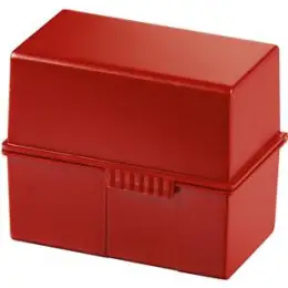 Karteibox HAN 976-17 A6-quer, rot