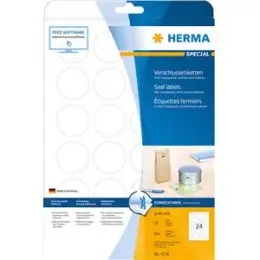 Verschluss-Etiketten Herma 4236 Special 40 mm permanent, Pack 600 Stk