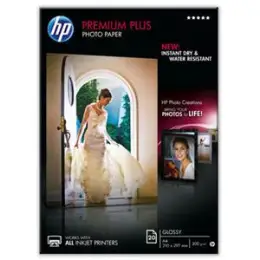 Papier HP CR672A Premium Plus A4, 300g, Foto-Hochglanz, Pack 20 Blatt
