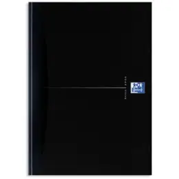 Geschäftsbuch Oxford 100105183 Notebook Office Smart Black A4 liniert 96 Blatt ECF Smart Black