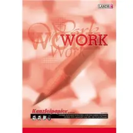 Kanzleipapier Landre 100050625 A3 gefalzt auf A4, 80g, kariert, mit Rand rechts und links, Pack 250 Bogen