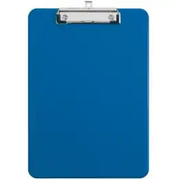 Schreibplatte / Klemmbrett Maul 2340537 A4, Kunststoff, flacher vernickelter Klemmbügel, blau