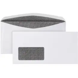 Briefumschlag Posthorn 02526149 C6/5 mit Fenster nassklebend weiß 114x229mm, Pack 1000 Stk