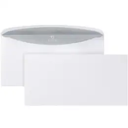 Briefumschlag Bong ku102180 C6/5 ohne Fenster nassklebend ISK weiß 114x229mm 80g, Pack 1000 Stk