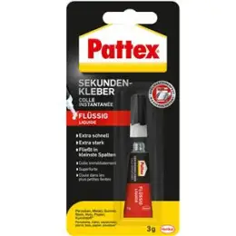 Sekundenkleber Pattex PSK1C Classic WA97 flüssig, 3g