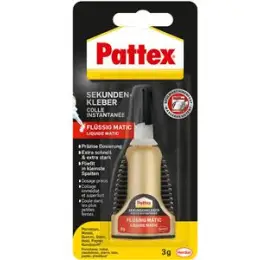 Sekundenkleber Pattex PST2C PST-12 Blitz Matic, Pack 6 x Flasche je 3g