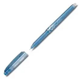 Tintenroller Pilot BL-FRP5-LB 2264010 FriXion point 0,3mm, Metallspitze, Wechselmine, mit Kappe, hellblau, Pack 12 Stk