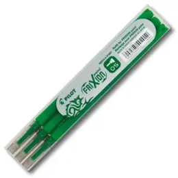 Tintenrollermine Pilot BLS-FRP5-G-S3 2265004F FriXion Point 0,3mm, Metallspitze, grün, für FriXion Point, Etui 3 Stk